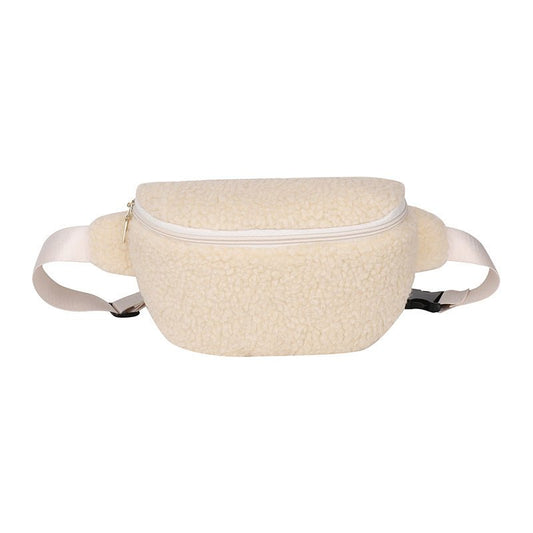 Women’s Lamb Wool Crossbody Bag – Cozy & Stylish” - SMARTMARTNZ