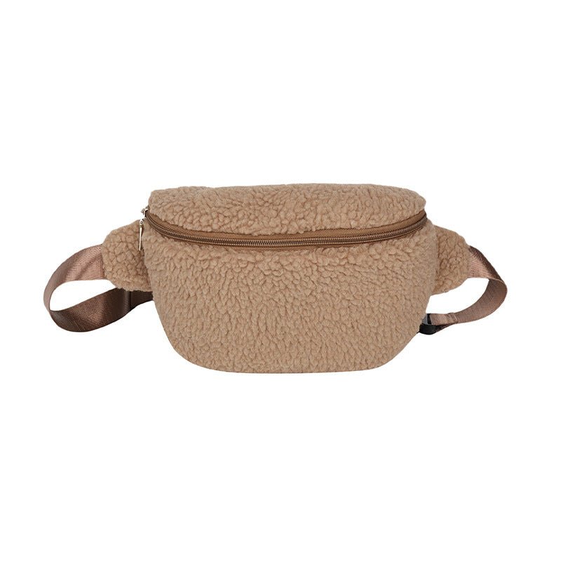 Women’s Lamb Wool Crossbody Bag – Cozy & Stylish” - SMARTMARTNZ