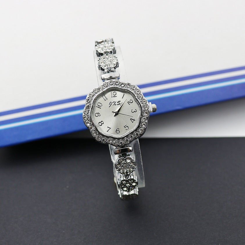 Women’s Luxury Square Fashion Watch – Fully - Jewelled & Elegant - SMARTMARTNZ