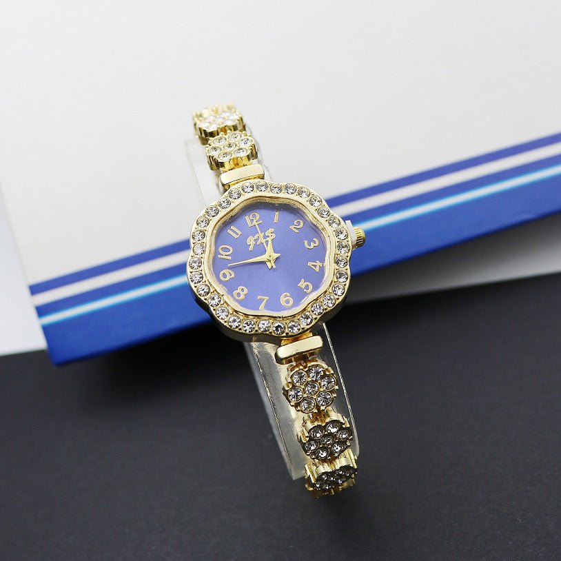 Women’s Luxury Square Fashion Watch – Fully - Jewelled & Elegant - SMARTMARTNZ