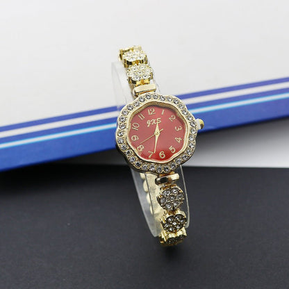 Women’s Luxury Square Fashion Watch – Fully - Jewelled & Elegant - SMARTMARTNZ
