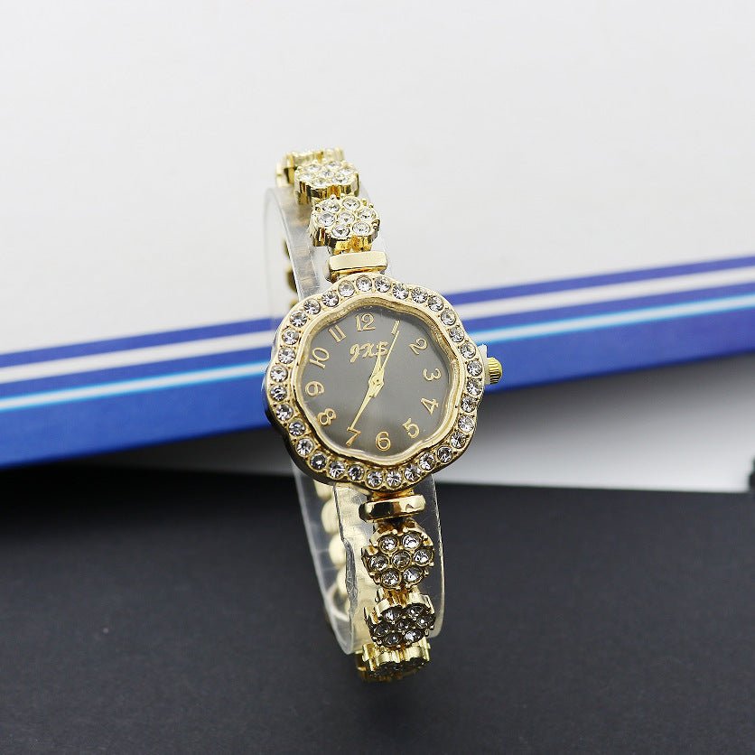 Women’s Luxury Square Fashion Watch – Fully - Jewelled & Elegant - SMARTMARTNZ