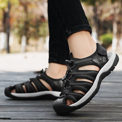 Women’s Plus Size Toe Box Sandals – Casual Comfort for Beach & Daily Wear - SMARTMARTNZ