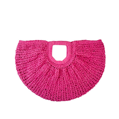 Women’s Woven Straw Handbag – Large Capacity Beach & Travel Purse - SMARTMARTNZ