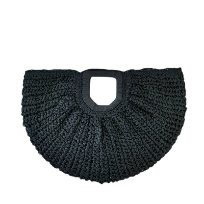 Women’s Woven Straw Handbag – Large Capacity Beach & Travel Purse - SMARTMARTNZ