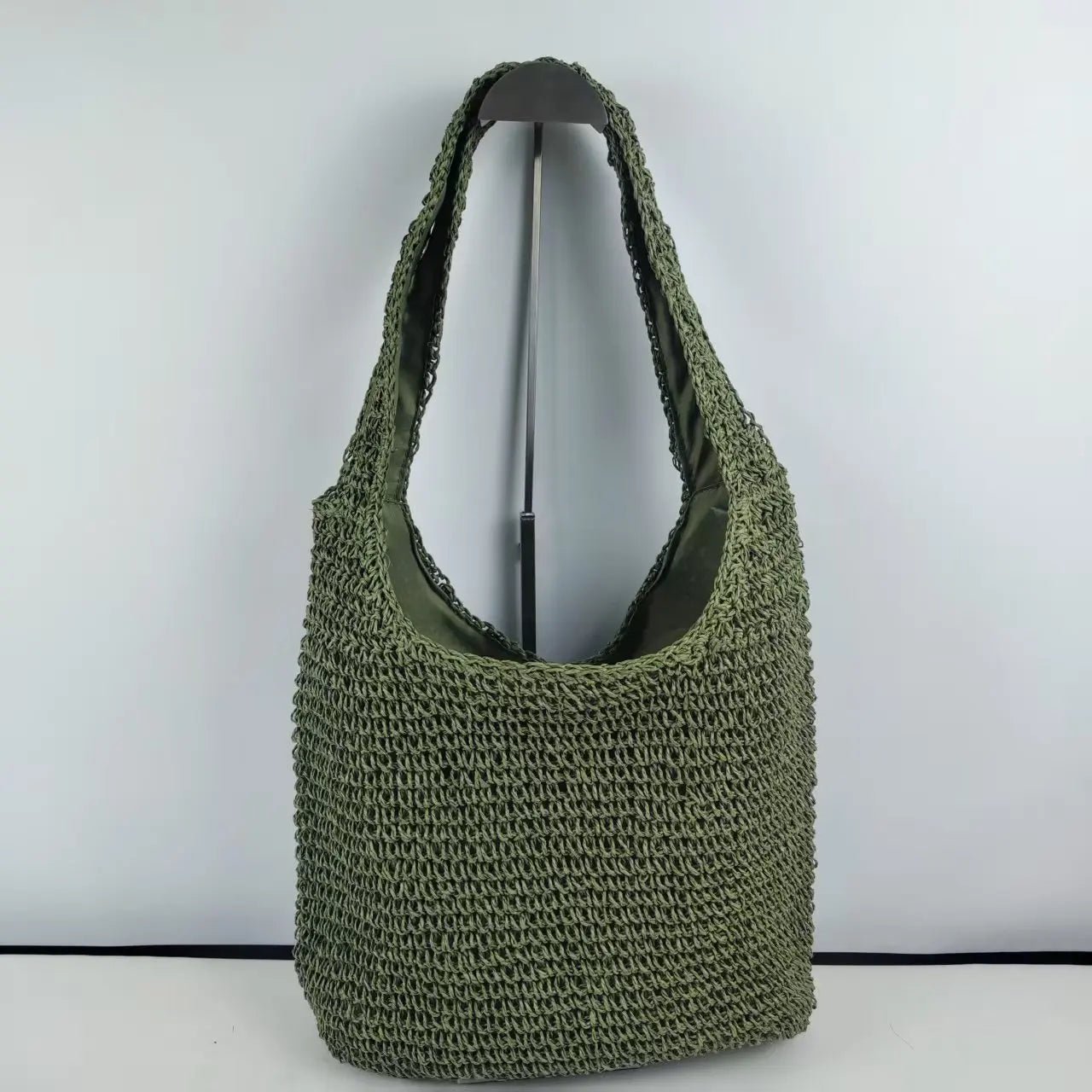 Woven Rattan Tote Bag – Women’s Summer Beach Shoulder Purse (2025 Style) - SMARTMARTNZ